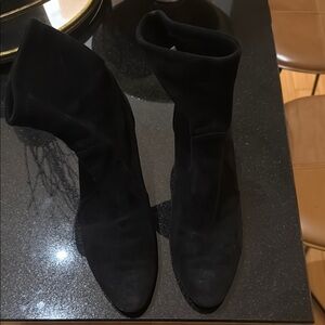 Stuart Weitzman Black Ankle Boots